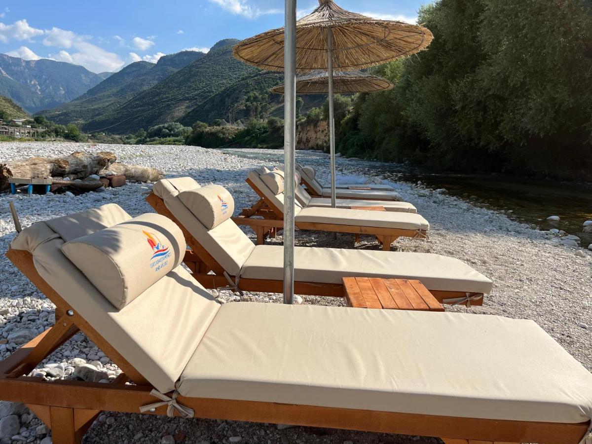 River Escape Villa - Private Beach, Scenic View & Bbq Tepelene Ngoại thất bức ảnh
